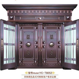 智能無(wú)鎖孔別墅門(mén) 燁晨智能家居